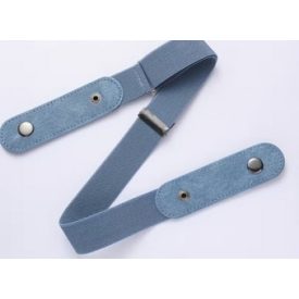   Állítható rugalmas, gumis deréköv - Csat nélküli, kényelmes viselet - denimkék - ÚJ