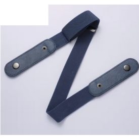   Állítható rugalmas, gumis deréköv - Csat nélküli, kényelmes viselet - sötétkék - ÚJ