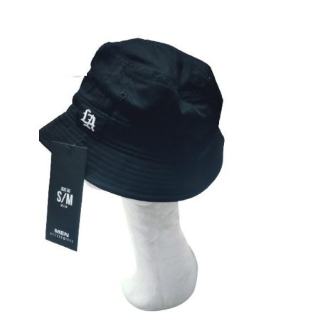 60 cm-es fejre fekete vászon nyári kalap (férfi vagy fiú) - New Yorker - ÚJ 