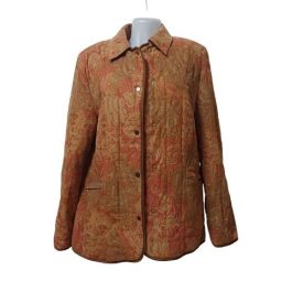 Női L-es barna mintás plüss blézer - Vittoria Verani