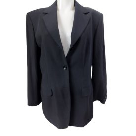 Női XL-es fekete elegáns blézer - Bianca