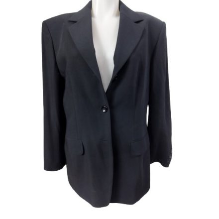 Női XL-es fekete elegáns blézer - Bianca