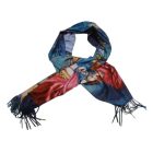 Nagyméretű kétoldalú festményes sál, kendő, stóla - Frida Kahlo - ÚJ