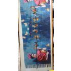 Nagyméretű kétoldalú festményes sál, kendő, stóla - Frida Kahlo - ÚJ