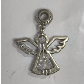 Ezüst színű angyal, angyalka medál - ÚJ