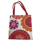 Virágos mintás vászon táska, textil táska, bevásárlótáska 36*34 cm - ÚJ 