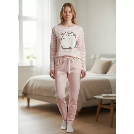 Női M-es rózsazsín pizsama - Pusheen - Women' Secret