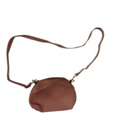   Púderszínű női műbőr kis válltáska, crossbody, táska - ÚJ