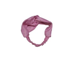 Rózsaszín szatén fejpánt