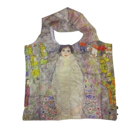Festményes összehajtható füles bevásárlótáska, szatyor - Gustav Klimt - ÚJ 