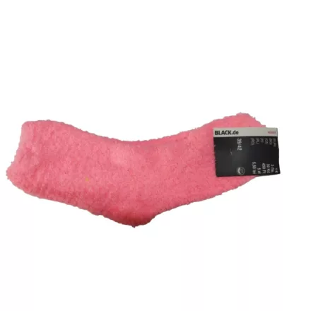 39-42-es neonpink frottír zokni - ÚJ