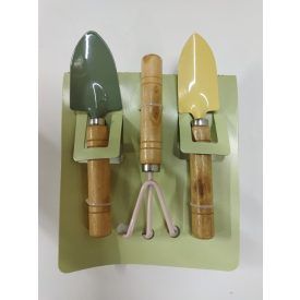 Gyerek fém kiskertész szett, 3 részes - ÚJ