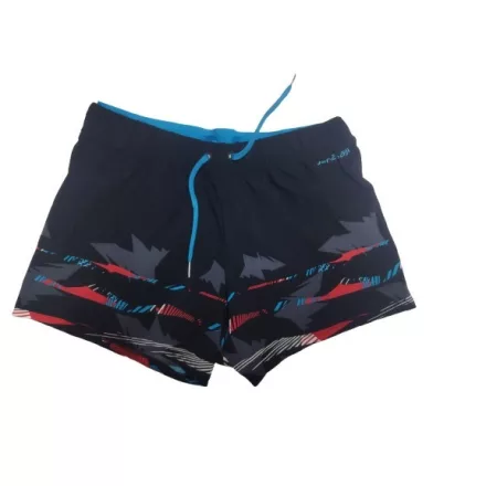 Férfi M-es fekete, kék derekú fürdőnadrág, fürdőboxer - Decathlon