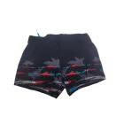 Férfi M-es fekete, kék derekú fürdőnadrág, fürdőboxer - Decathlon