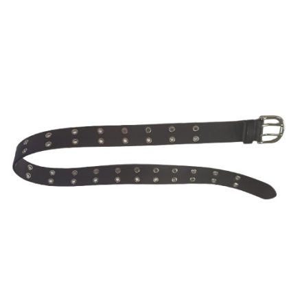 102 cm hosszú fekete lyukacsos öv - ÚJ