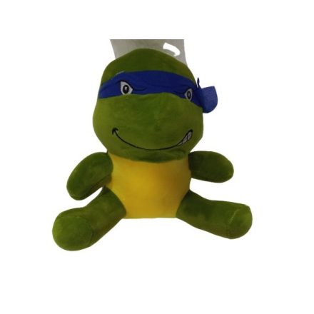 23 cm-es plüss teknős figura, Leonardo - Tini nindzsa teknőcök - ÚJ