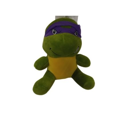 23 cm-es plüss teknős figura, Donatello - Tini nindzsa teknőcök - ÚJ