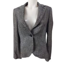   Női S-M-es szürke halszálkamintás szövet blézer - Vanilia Elements