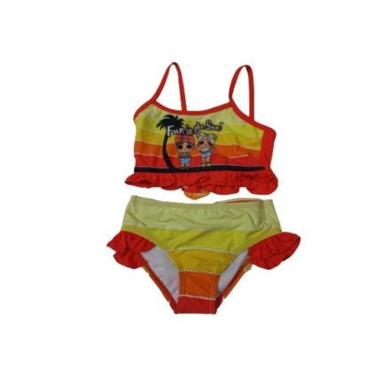 98-104-es sárga-narancssárga bikini - L.O.L. Surprise - ÚJ