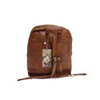 Barna hátizsák, műbőr - ÚJ