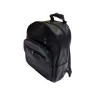 Fekete hátizsák, műbőr - ÚJ