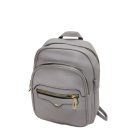 Szűrke hátizsák, műbőr - ÚJ