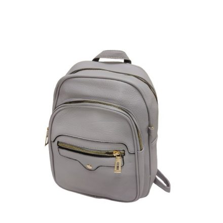 Szűrke hátizsák, műbőr - ÚJ