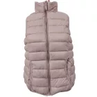 Női 38-as (M) rózsaszín steppelt pufimellény - Janina - ÚJ