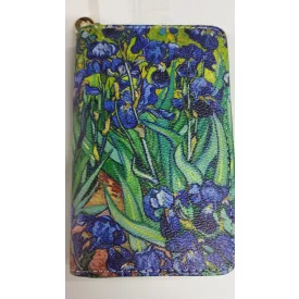   Festményes nagyméretű pénztárca - Van Gogh: Íriszek - ÚJ