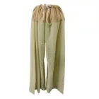 Sárga-drapp nyári nadrág, bohém nadrág, háremnadrág, aladdinnadrág (unisex)