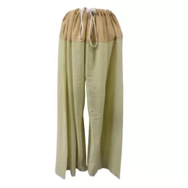  Sárga-drapp nyári nadrág, bohém nadrág, háremnadrág, aladdinnadrág (unisex)