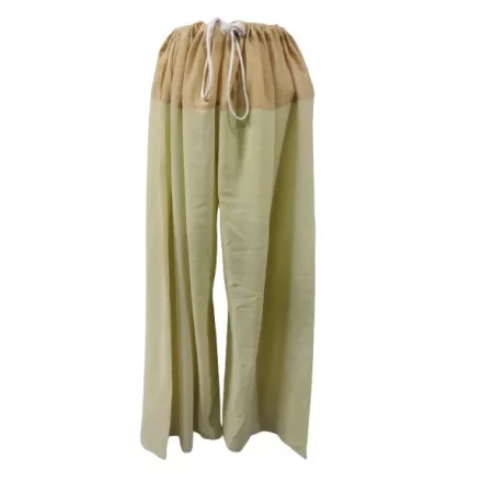 Sárga-drapp nyári nadrág, bohém nadrág, háremnadrág, aladdinnadrág (unisex)
