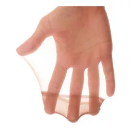 1 pár női testszínű krepp combfix - Lydia Moda  - ÚJ