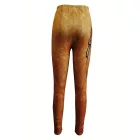 Női XL-es lómintás barna leggings - ÚJ