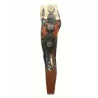 Női XL-es lómintás barna leggings - ÚJ