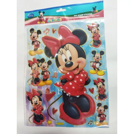 Minnie és Mickey matrica ív 25x20 cm - ÚJ
