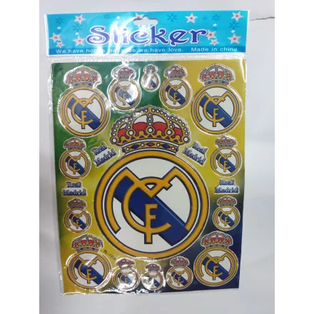 Focis (Real Madrid) matrica ív 25x20 cm - ÚJ