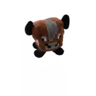 20 cm-es barna plüss tehén figura - Minecraft - ÚJ