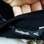Női XS-es fekete mandalamintás elegáns blúz - Desigual