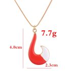 Alya, a Rókalány medálja, amulettje lánccal (kék) - Miraculous - Csodálatos Katicabogár - ÚJ