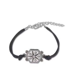   Fekete-ezüst karkötő - Miraculous - Csodálatos Katicabogár - ÚJ