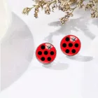 Katica bedugós fülbevaló - Miraculous Ladybug - ÚJ