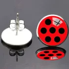 Katica bedugós fülbevaló - Miraculous Ladybug - ÚJ