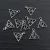 Ezüst színű medál, függő, 13x12 mm - Harry Potter - ÚJ (1 db)