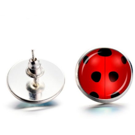 Katica bedugós fülbevaló - Miraculous Ladybug - ÚJ