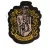 Sárga ruhára vasalható embléma, matrica - Hugrabug - Harry Potter - ÚJ
