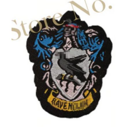 Kék ruhára vasalható embléma, matrica - Hollóhát - Harry Potter - ÚJ