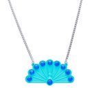 Kék páva alakú Katica, Miraculous nyaklánc - Csodálatos Katicabogár - ÚJ