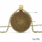 Bronz nyaklánc kígyós medállal - Mardekár - Harry Potter - ÚJ