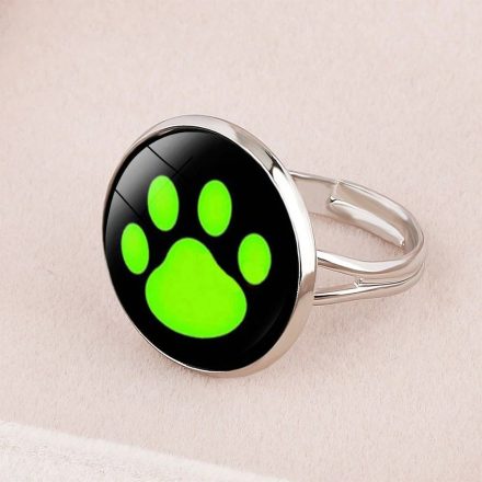 Fekete macska állítható gyűrű - Miraculous - Csodálatos Katicabogár - ÚJ